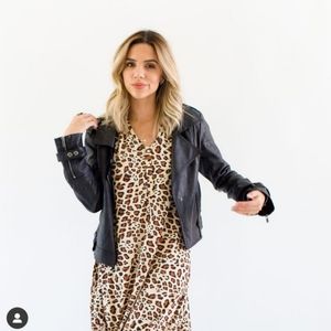 Dwell & Slumber Leopard Print Cocoon Dress